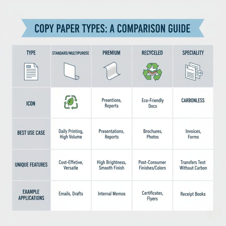 Copy Paper Explained: Types, Sizes, and How to Choose Right