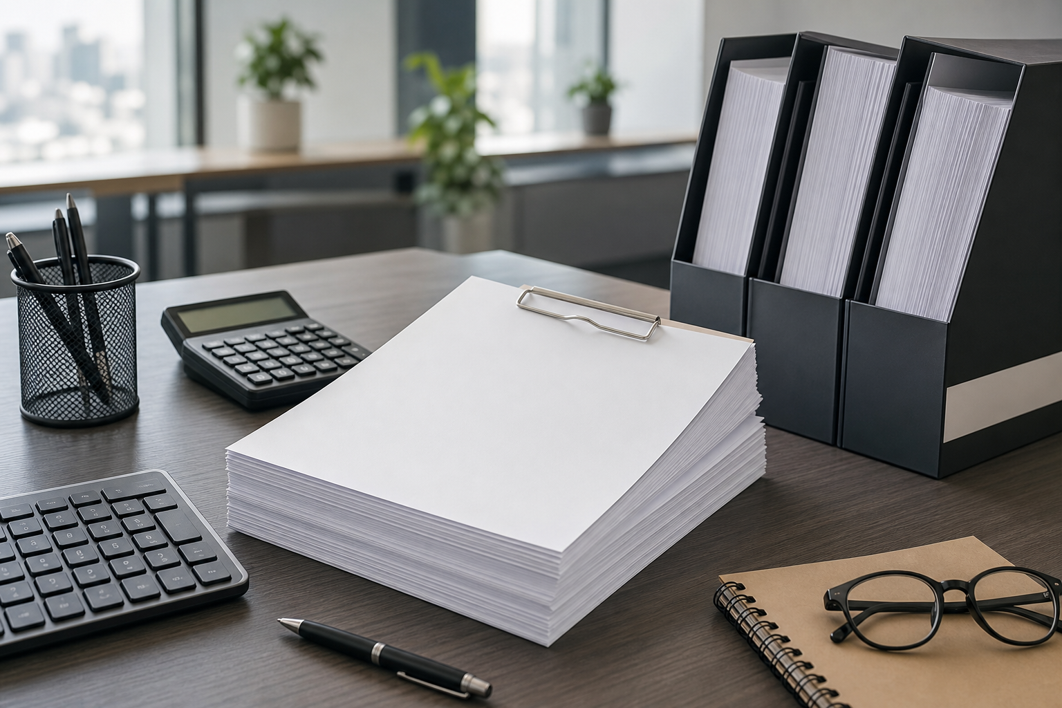 Sample purchase order workflow for repeatable 8.5 x 11 copy paper reorders