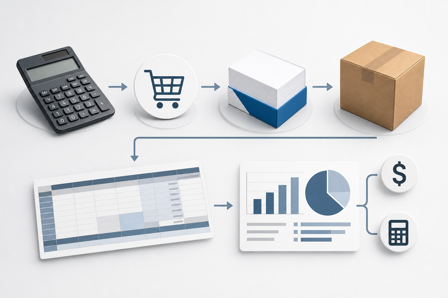 Amazon copy paper cost per sheet and delivered total comparison
