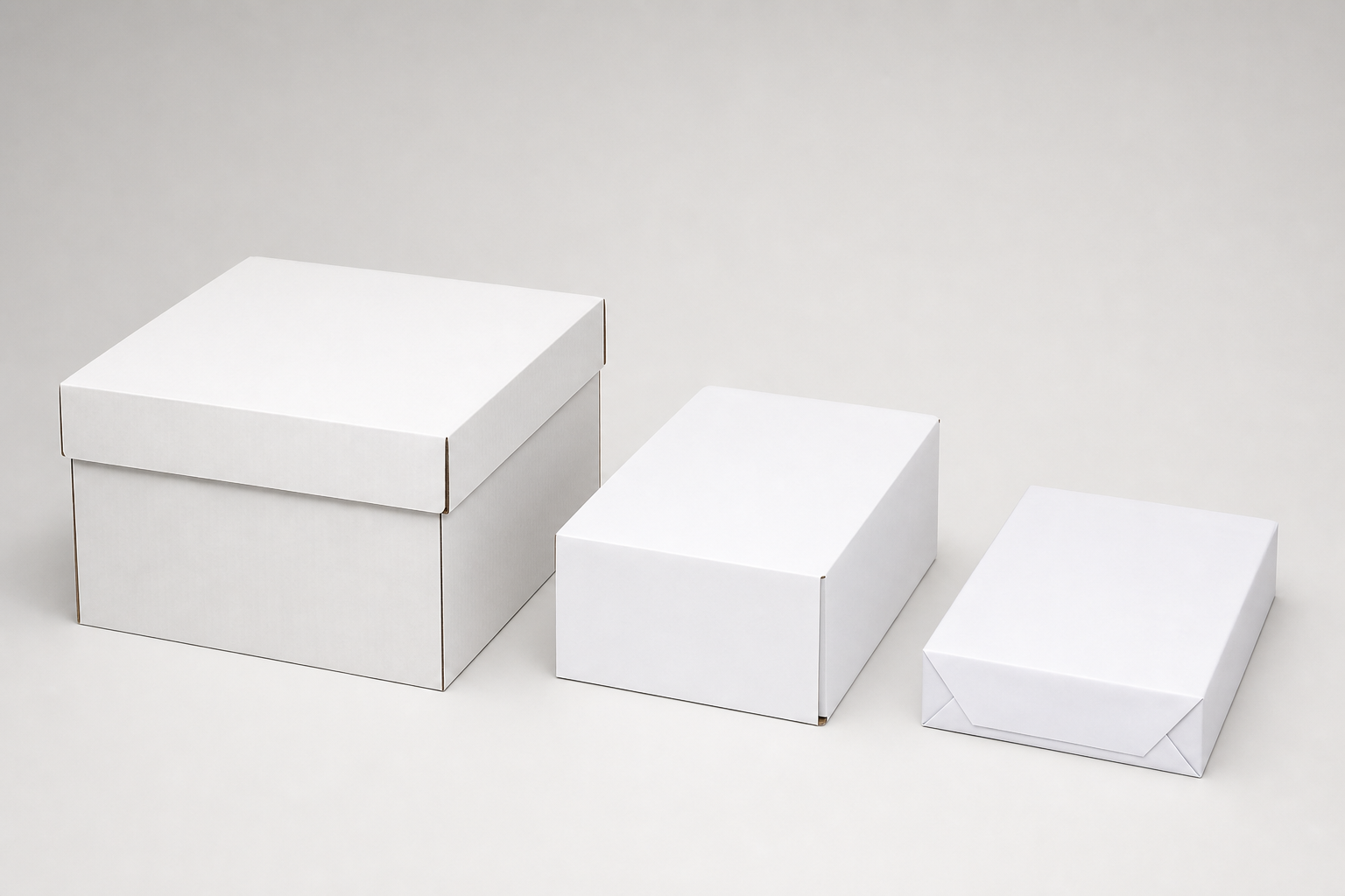 Comparison of full copy paper case, smaller carton, and ream pack quantities