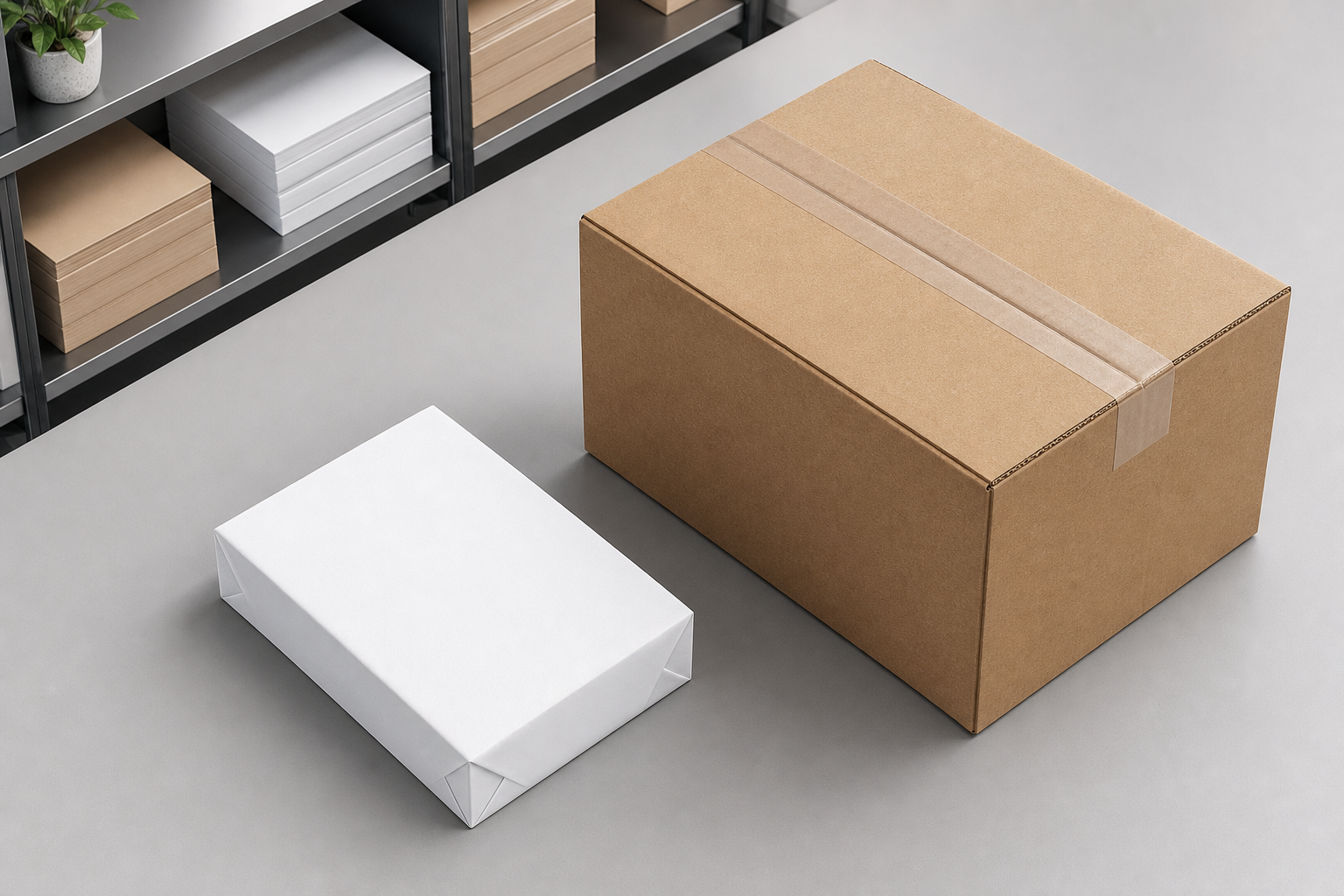 500 sheet copy paper ream compared with 5000 sheet copy paper case