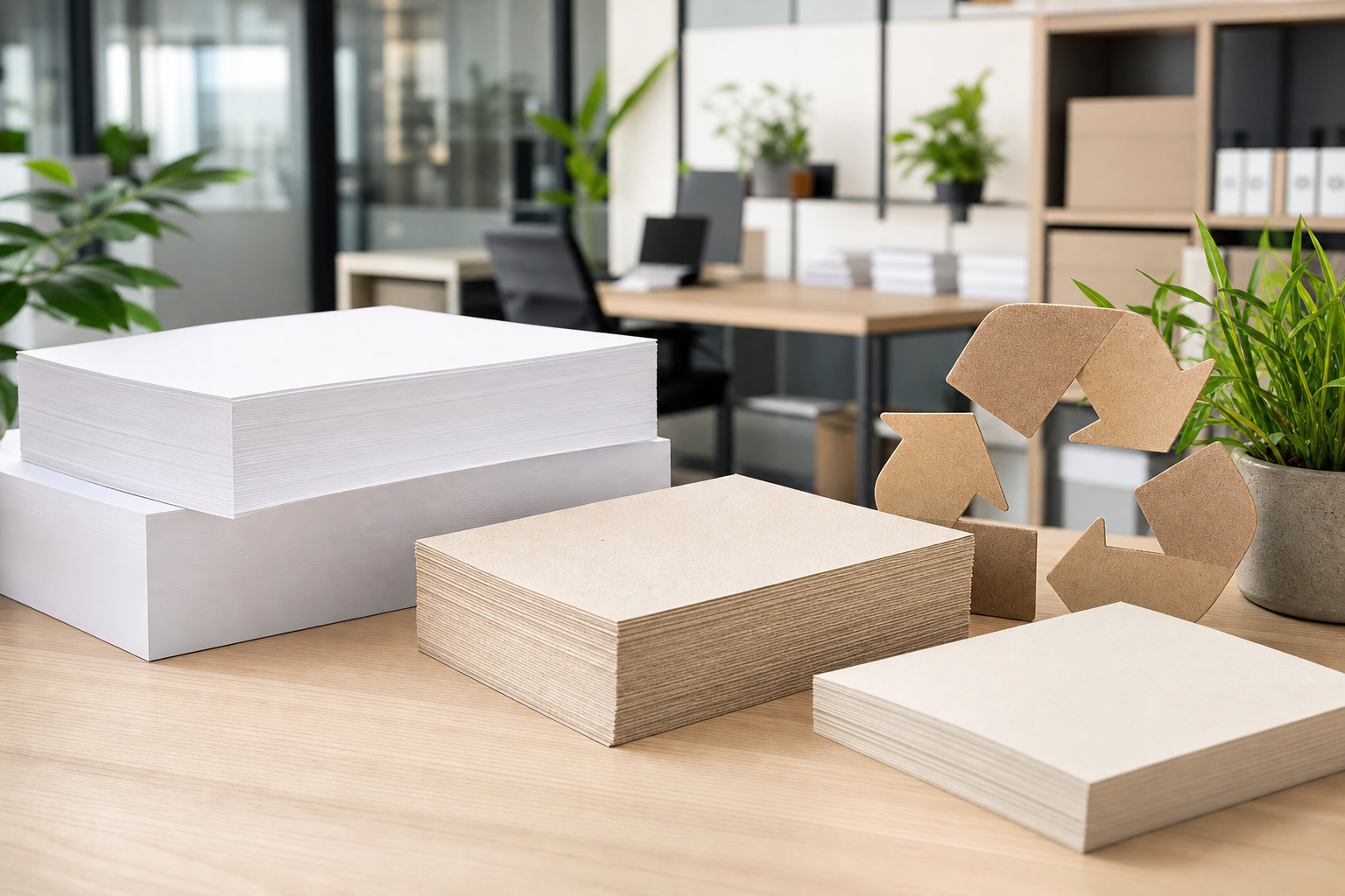 Recycled and sustainable copy paper options for everyday printing