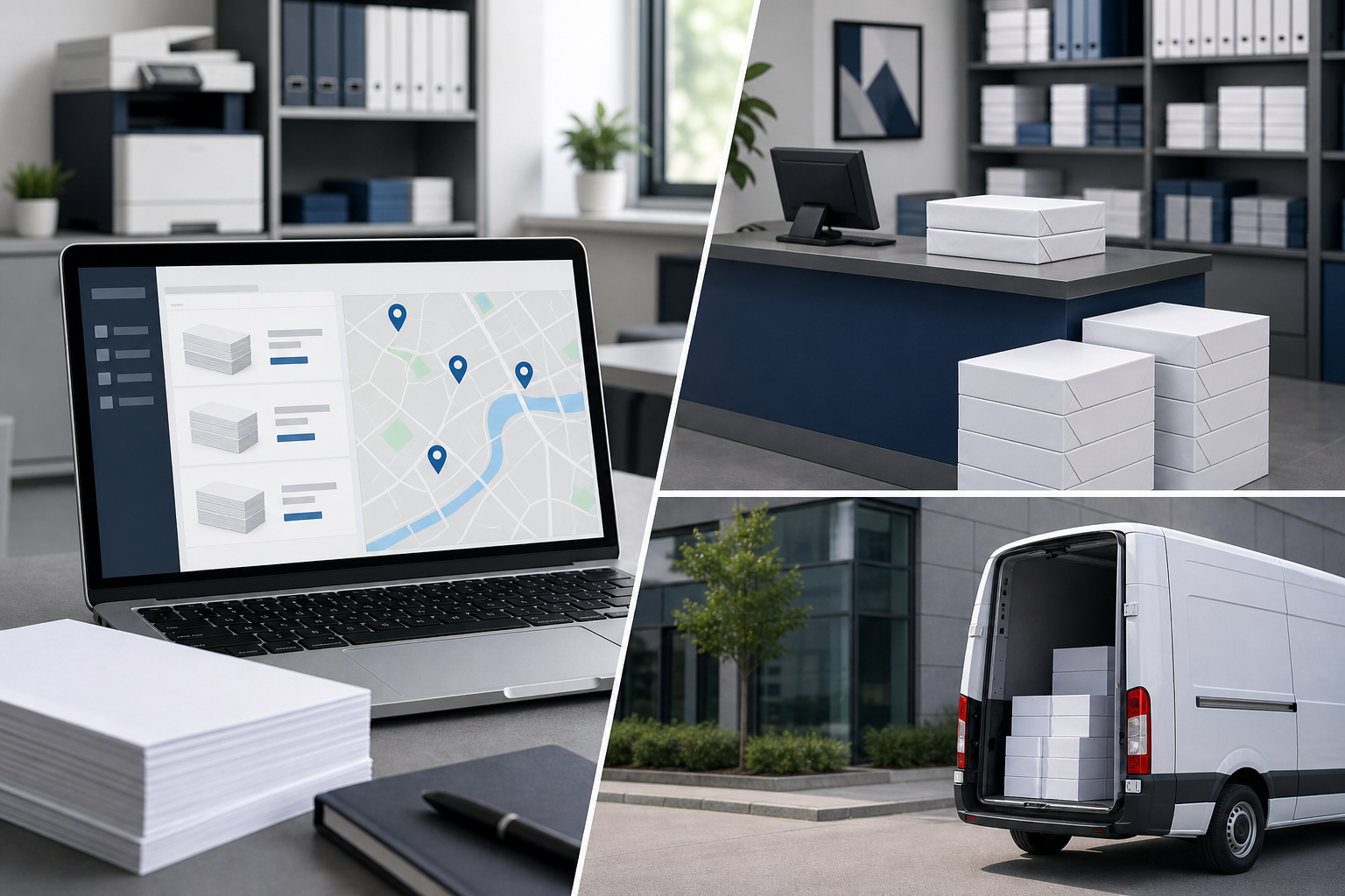 copy paper near me local pickup and delivery availability workflow