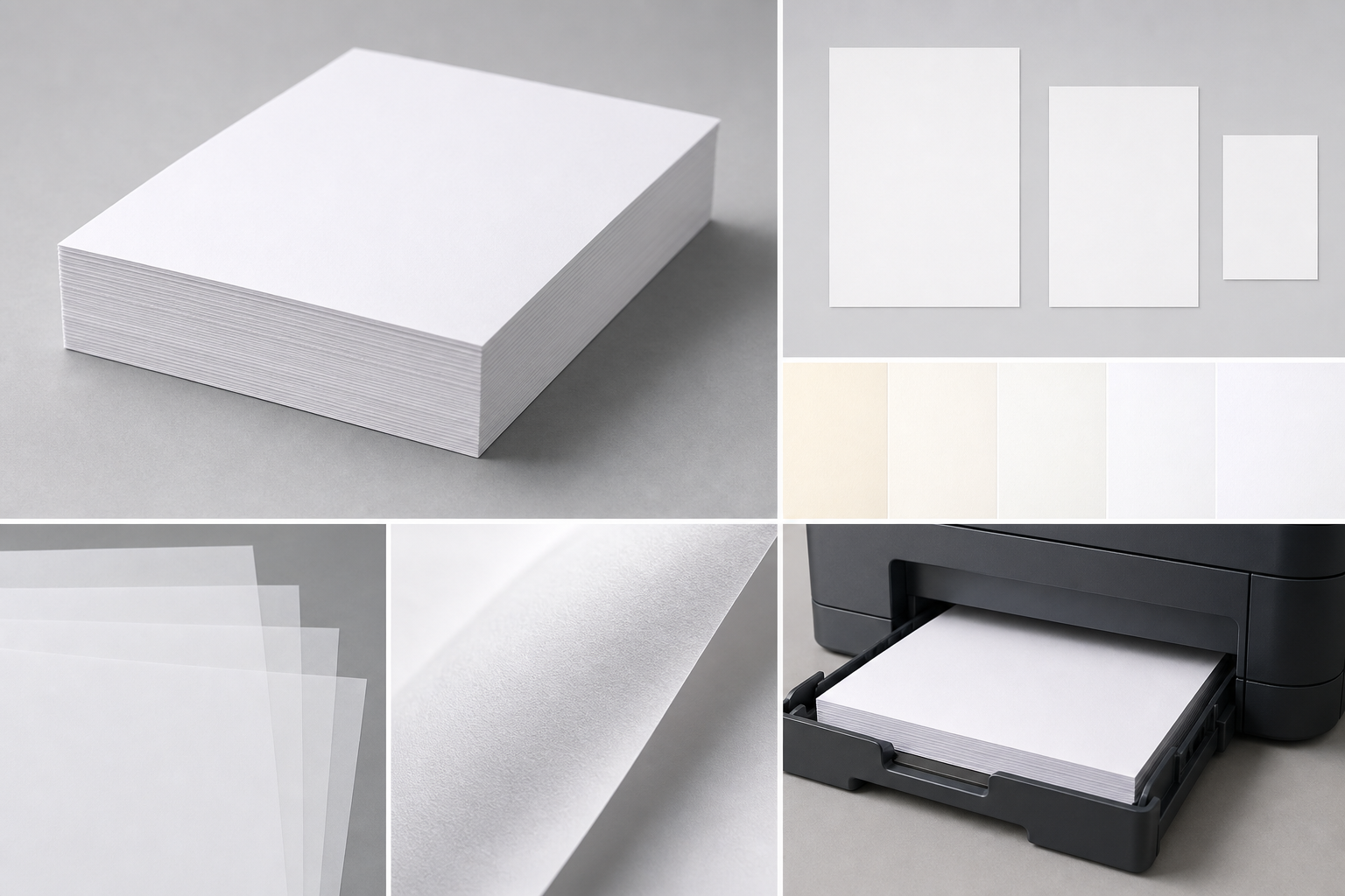 copy paper size weight brightness finish and printer compatibility checklist