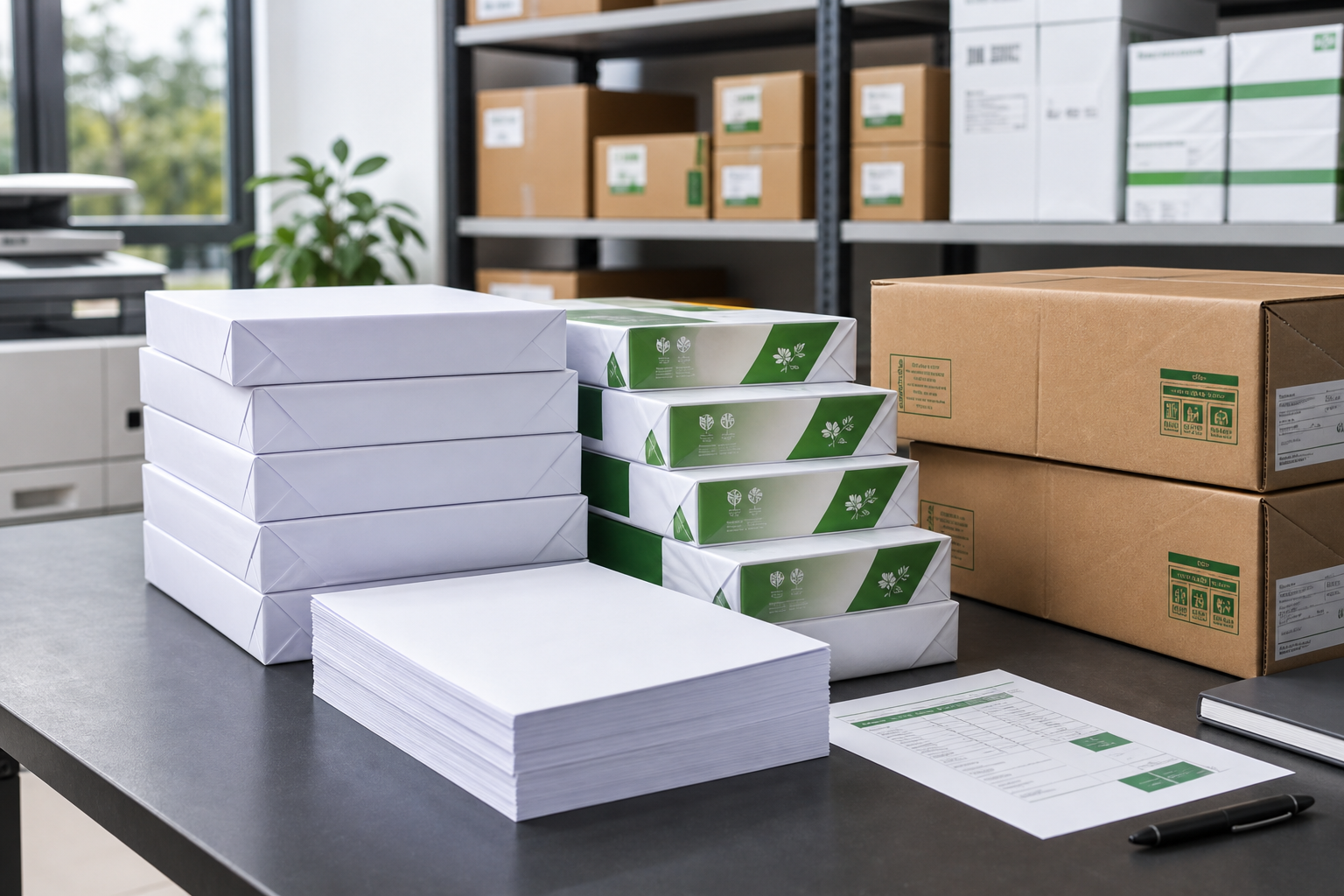 Professional illustration for Copy of Paper: Buy Copy & Printer Paper for Office Use