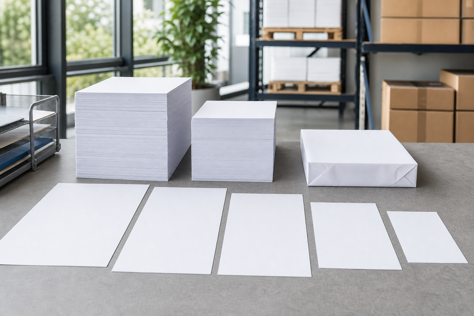 Professional illustration for Copy Paper Dimensions: Standard Sizes in Inches, CM, MM and Pixels
