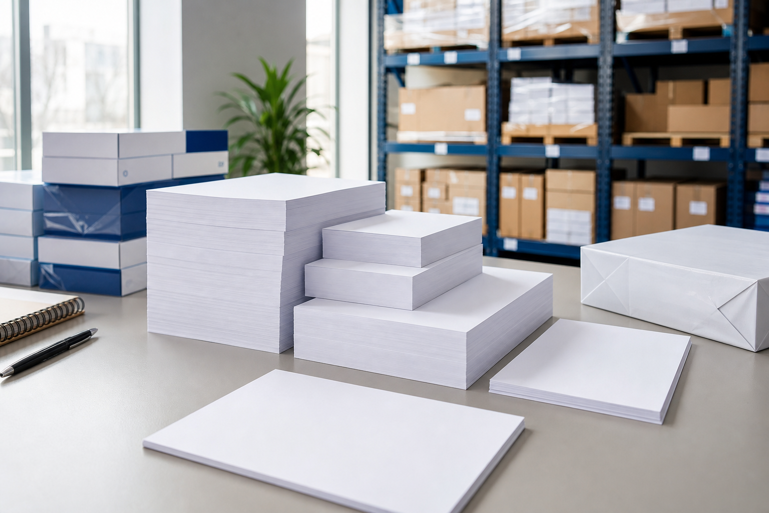 Professional illustration for Copy Paper Measurements: Standard Sizes in Inches, CM, MM, and Pixels