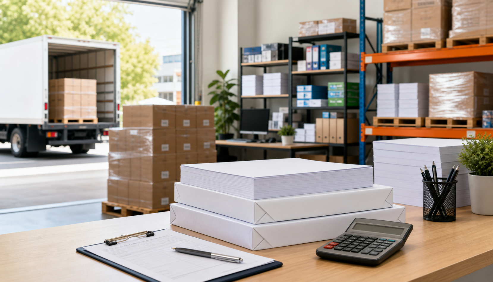 Professional illustration for Copy Paper Near Me: Local Pickup, Delivery and Bulk Buying Guide