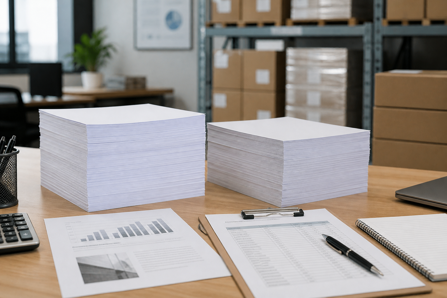 Professional illustration for Copy Paper vs Printer Paper: Choose by Print Job, Not Just Label