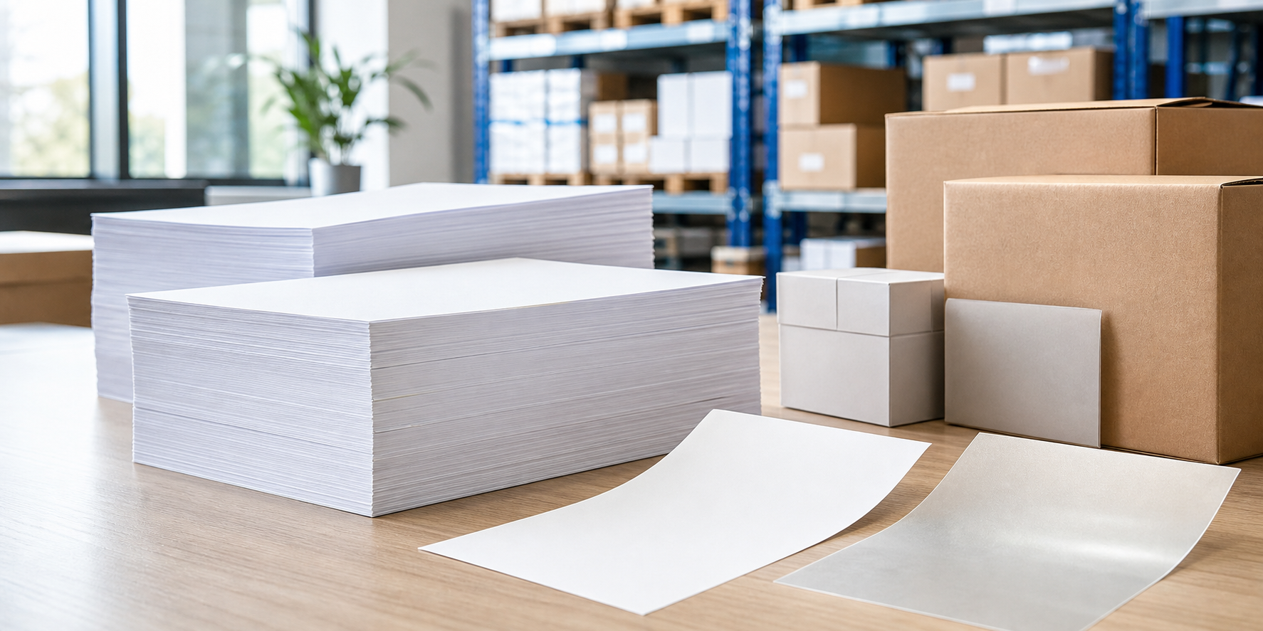 Professional illustration for Does Copier Paper Have Plastic? A B2B Guide to Copy Paper, Coatings, Packaging, and Synthetic Media
