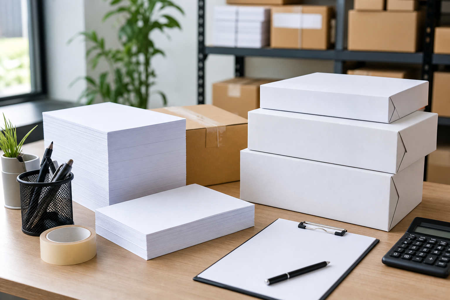 Professional illustration for Is Copy Paper the Same as Printer Paper? A Practical Office Paper Label Guide