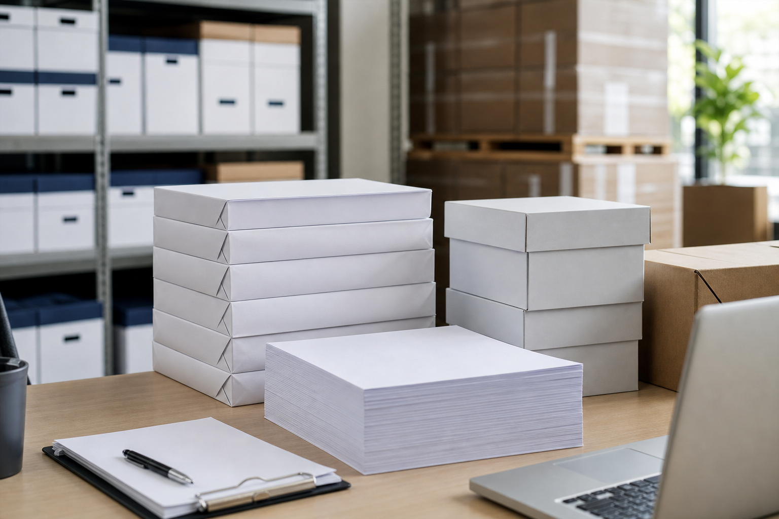 Professional illustration for Paper for Copy: Translate a Vague Request Into a Safe Office Paper Order