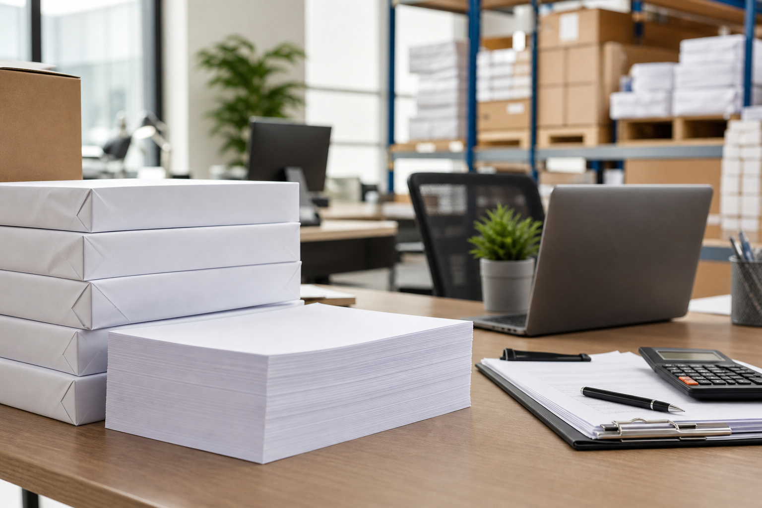 Professional illustration for Piece of Copy Paper: From One Sheet to the Right Office Paper Order