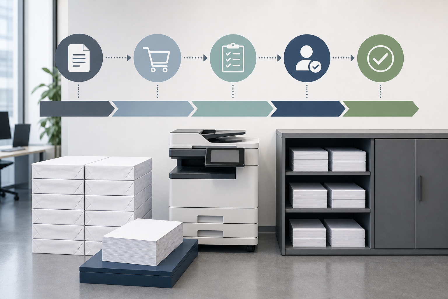 Multipurpose copy paper standardized for routine office printing and copying