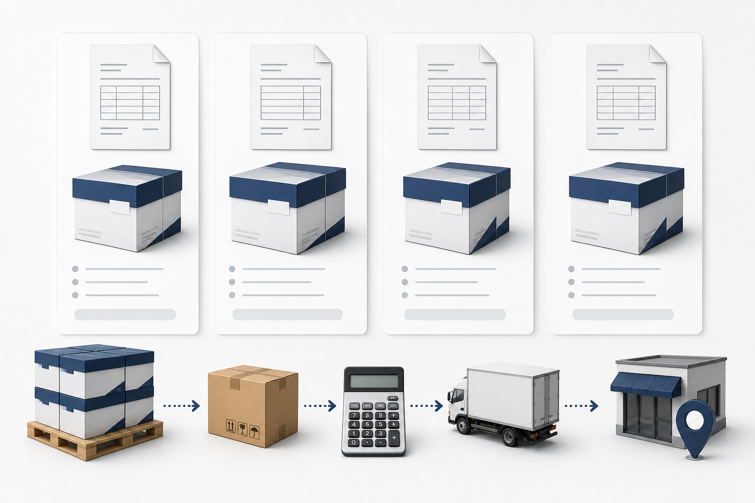 Cross-channel copy paper comparison framework for retail listings and supplier quotes