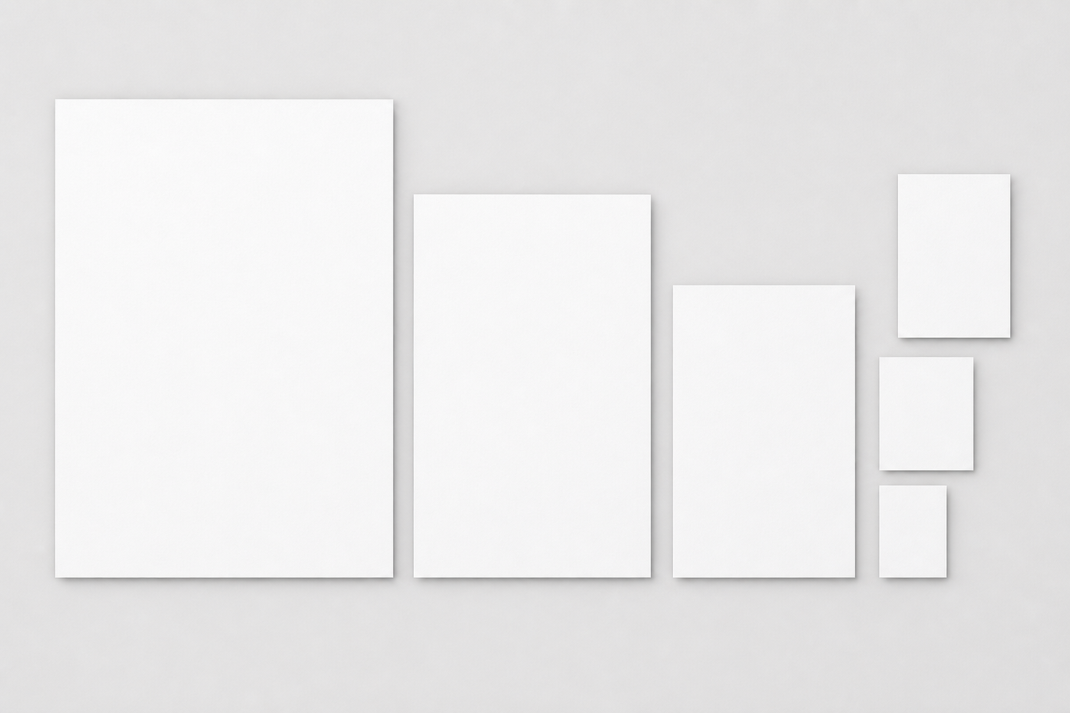Comparison of common printer paper sizes including Letter Legal Tabloid A4 and A5