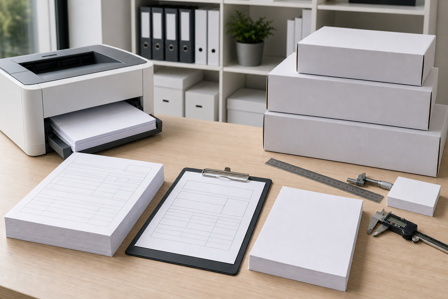 Quote-ready copy paper specification fields for wholesale sourcing