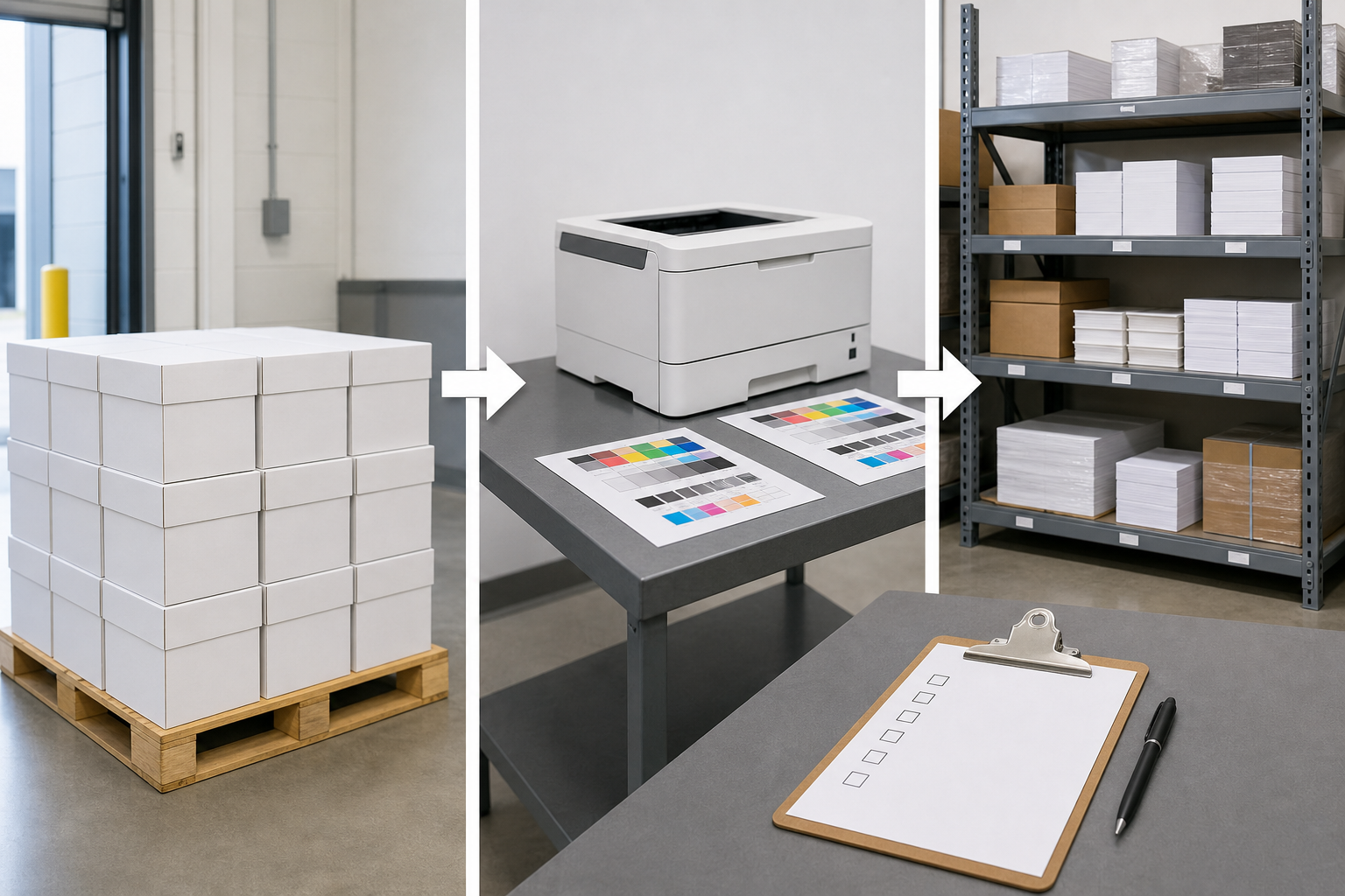 First wholesale copy paper order validation workflow